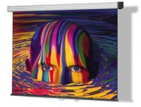 (1:1) R�ckprojektionsbildwand - 180cm x 190cm - Rollo-Retro